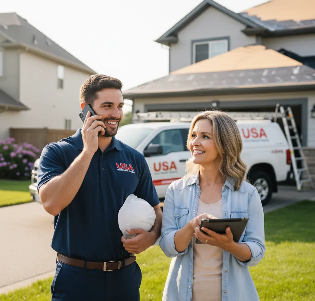 USA Roof Repair Experts customer support in New Hudson