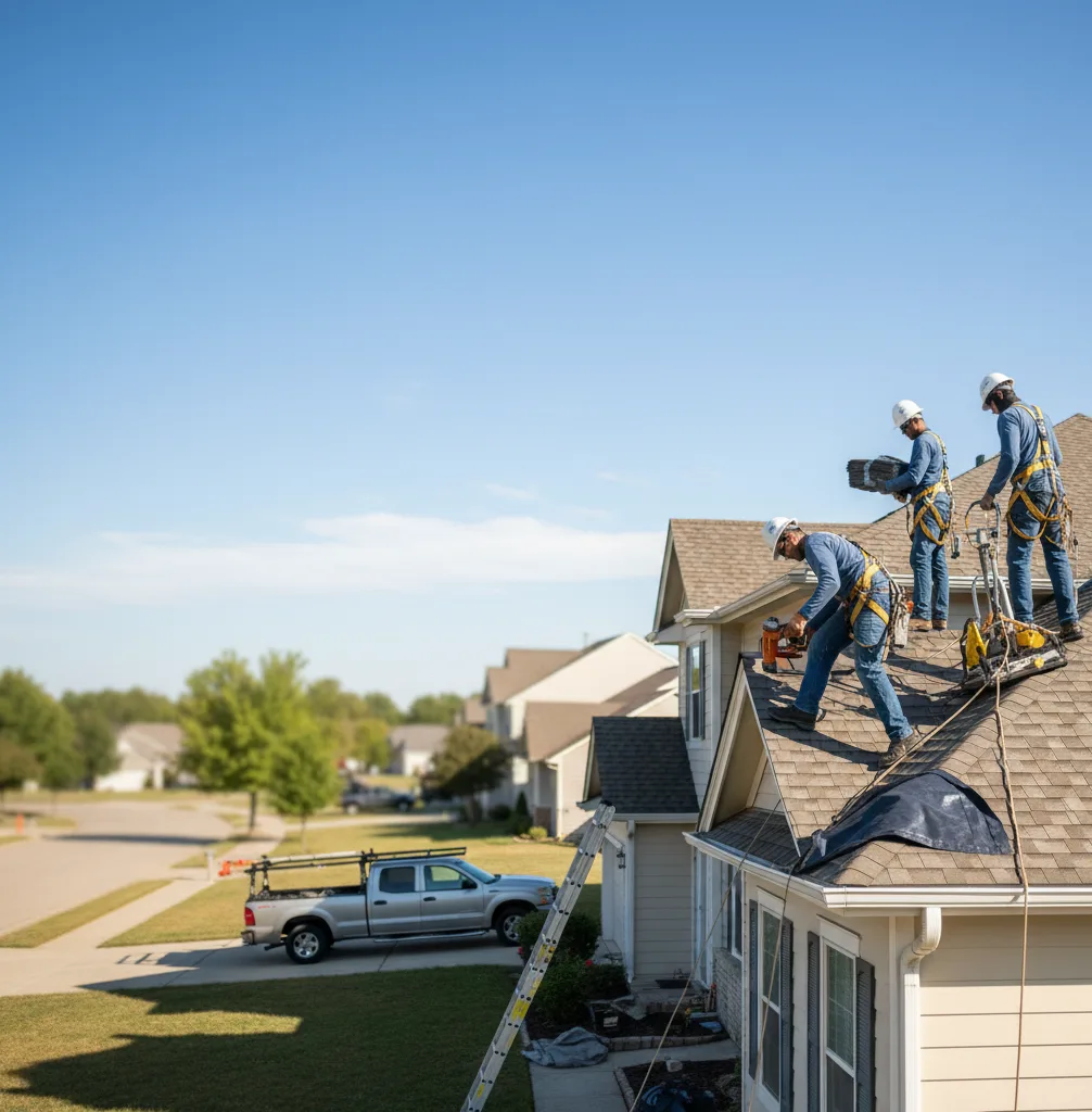 Roof Repair in New Hudson
